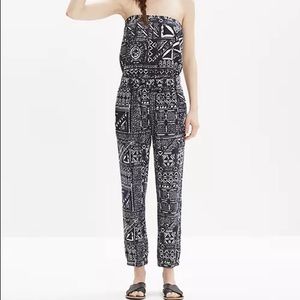 Madewell Strapless Jumpsuit